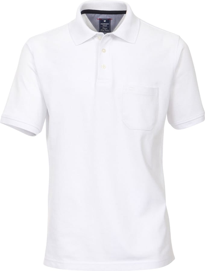 Redmond regular fit poloshirt - wit