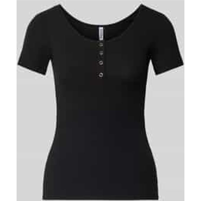 Pieces T-shirt Pckitte Ss Top Noos Bc 17101439 Black Dames Maat - S