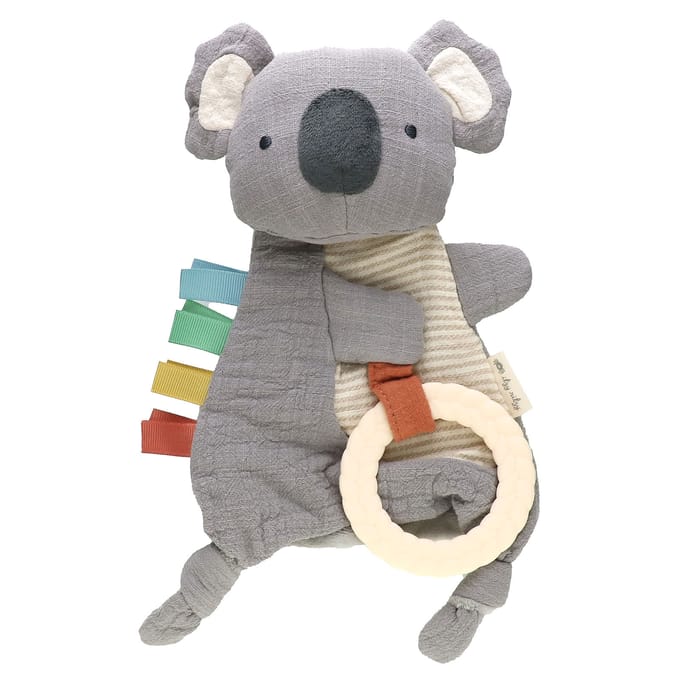itzy ritzy, Bitzy crinkle, jouet crépitant sensoriel avec tidar, 0+ ans, koala, 1 pièce gray