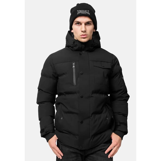 Lonsdale Heren winterjas met capuchon regular fit MALLAIG