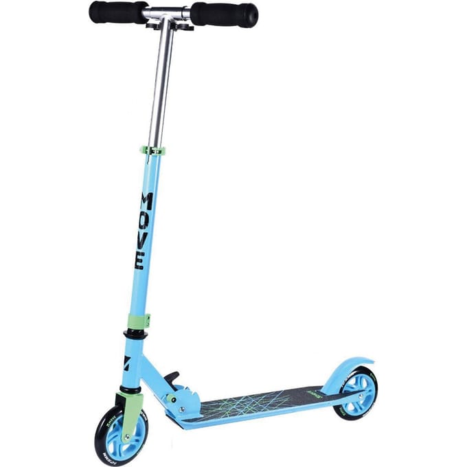Step - Move Scooter 125 Stripes - Blauw - 125mm - Vouwbaar - Stuur In Hoogte Verstelbaar - Vanaf 3 jaar