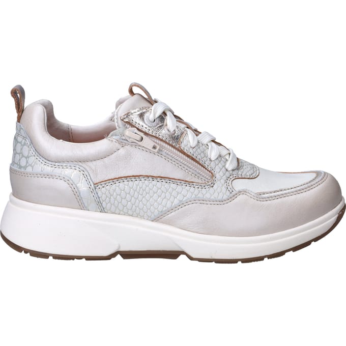 Dames Veterschoenen Xsensible Grenoble Soft Pearl Combi Hx Beige - Maat 41
