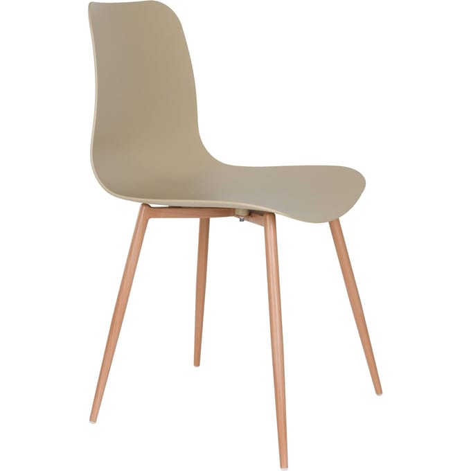 Housecraft Living Leon Eetkamerstoelen Beige - Set van 2