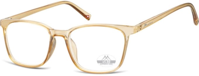 Montana Leesbril Hmr56 Goud/transparant Sterkte +3.00