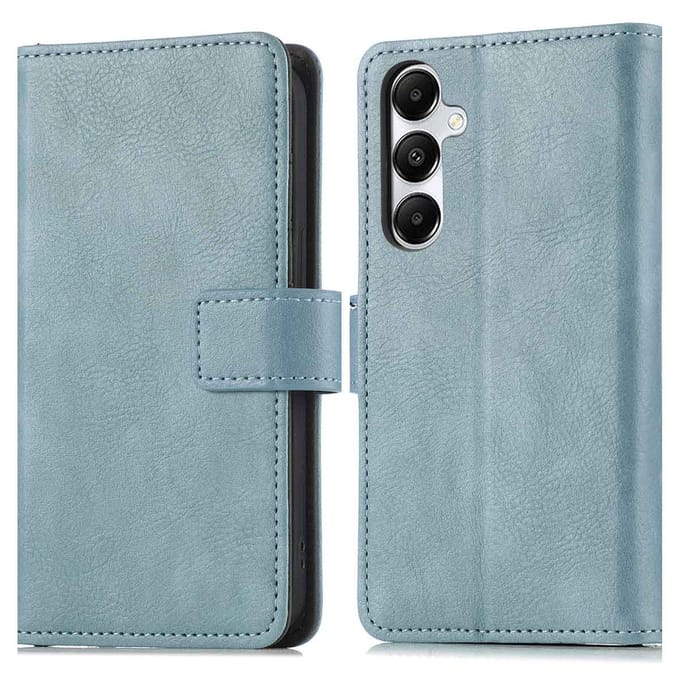 imoshion Hoesje - Geschikt voor Samsung Galaxy S24 / S25 - Luxe Bookcase - Lichtblauw