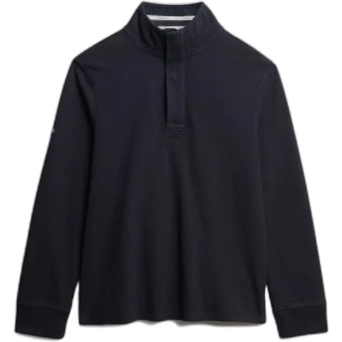 Superdry - Cotton Classics Jersey Sweatshirt Met Halve Rits - Heren - Truien