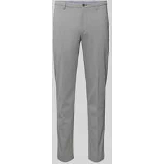 Slim fit stoffen broek met stretch, model 'CiBrody'