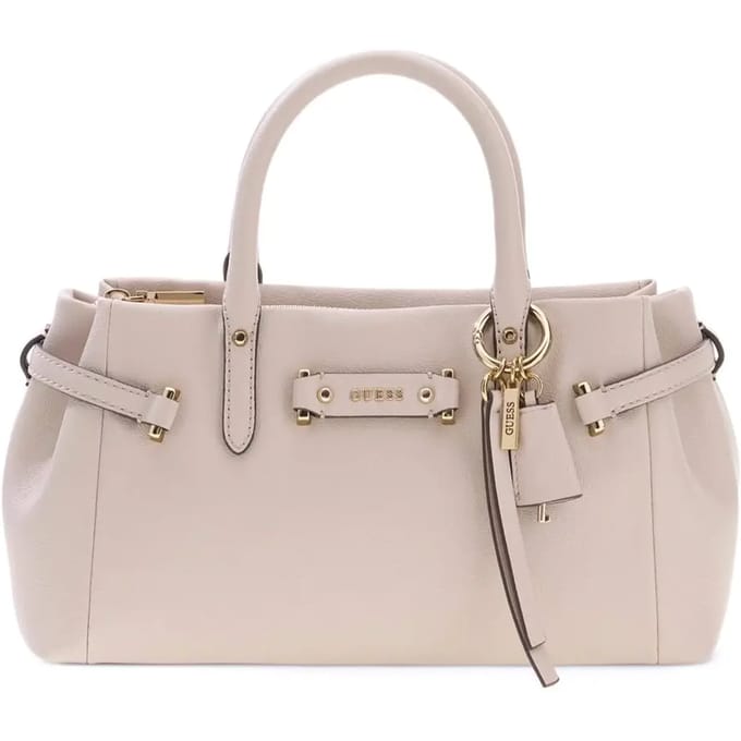 GUESS schoudertas handtas Dorothy Girlfriend Satchel Bone beige