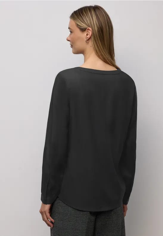 Blouse met glitterdetail