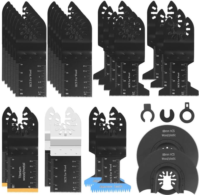 30-delige multitool zaagbladenset - Universele accessoires voor multitools