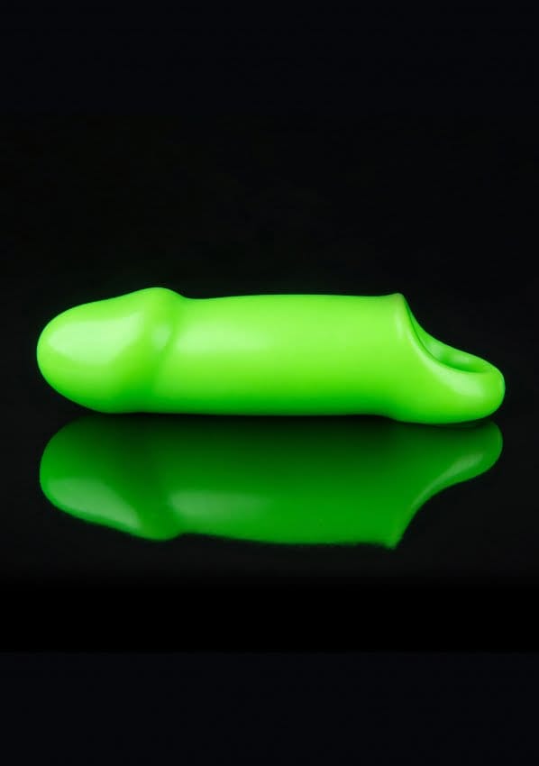 Glow in the Dark Dikke penis sleeve - Glad model