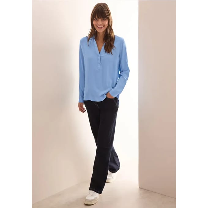 Blouse in effen kleur