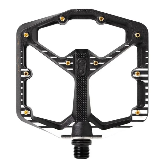 Crankbrothers Stamp 7 Fabio Wibmer Big Pedalen Goud Grande