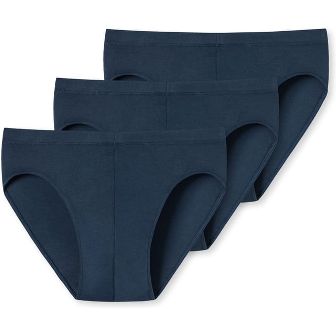 Uncover by Schiesser 3PACK Supermini Heren Onderbroek - donkerblauw
