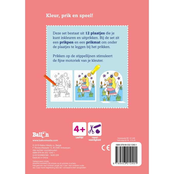 Prikblok Prinsessen