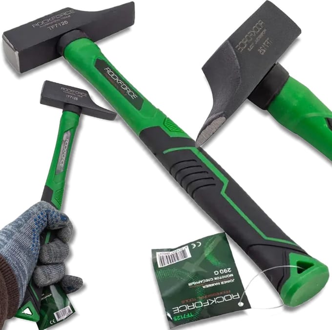 Rockforce - Metaalbewerking Hamer - 290g - Ergonomisch - Staal