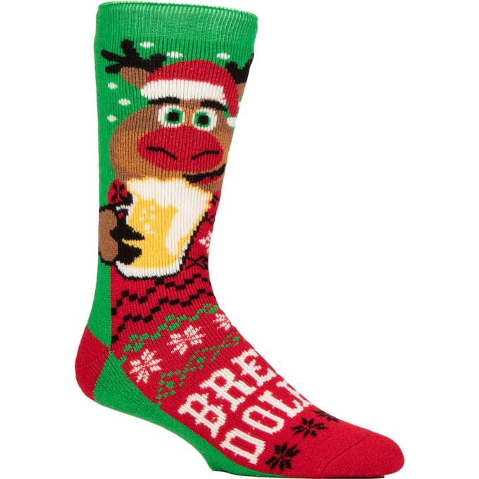 Mannen Thermo Lite Kerst Novelty Sokken voor de Winter