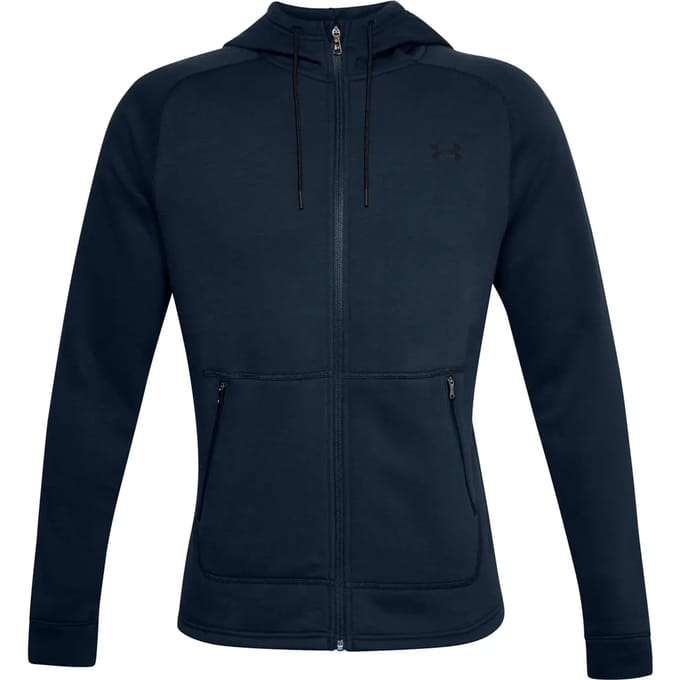 Sweat capuchon charged katoen fleece full zip