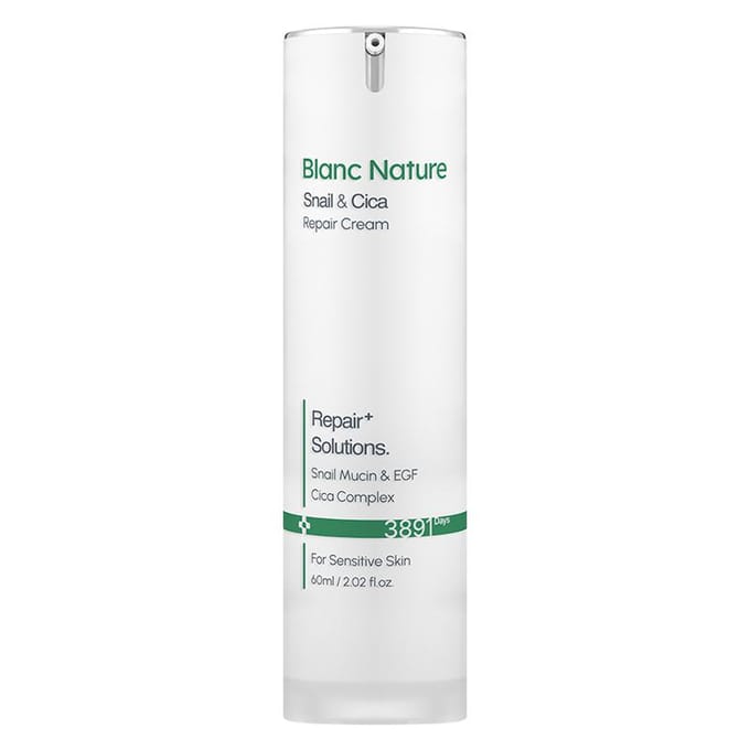 [Blanc Nature] Slak & Cica Herstelcrème 60ml white