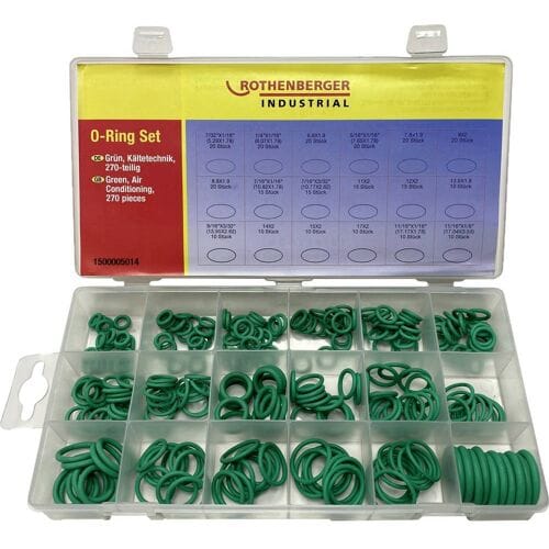 ROTHENBERGER Industrial O-Ring Set - Koeltechniek 270-delig - 1500005014