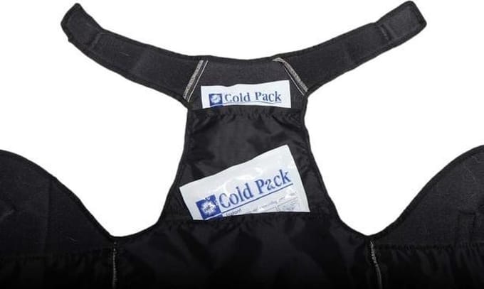 All Four Paws - The Comfy Wrap - Niet-drukkend therapeutisch honden harnas - Zwart - Extra klein
