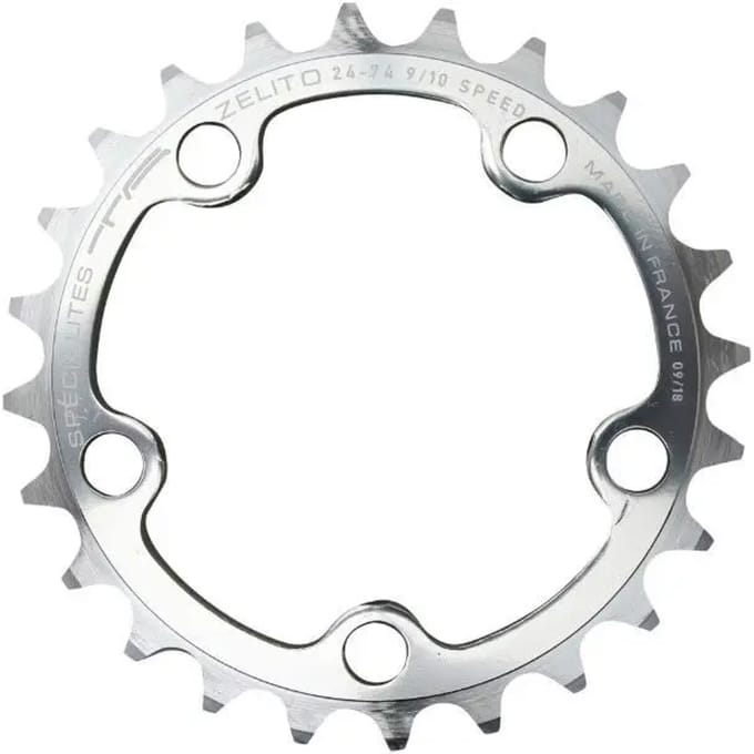 Triple road kettingblad inside specialities t.a. 5bra zelito 7075 shimano 9-10v.