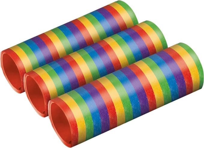 3 Streamers Regenboog Bright
