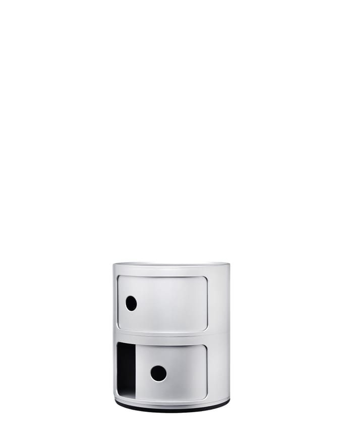 Kartell - Componibili Container - 2 elementen - zilver