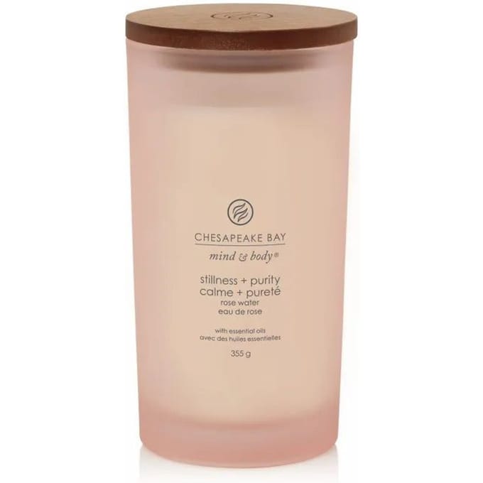 Chesapeake Bay Stillness & Purity - Rose Water Grote Geurkaars - 70 branduren