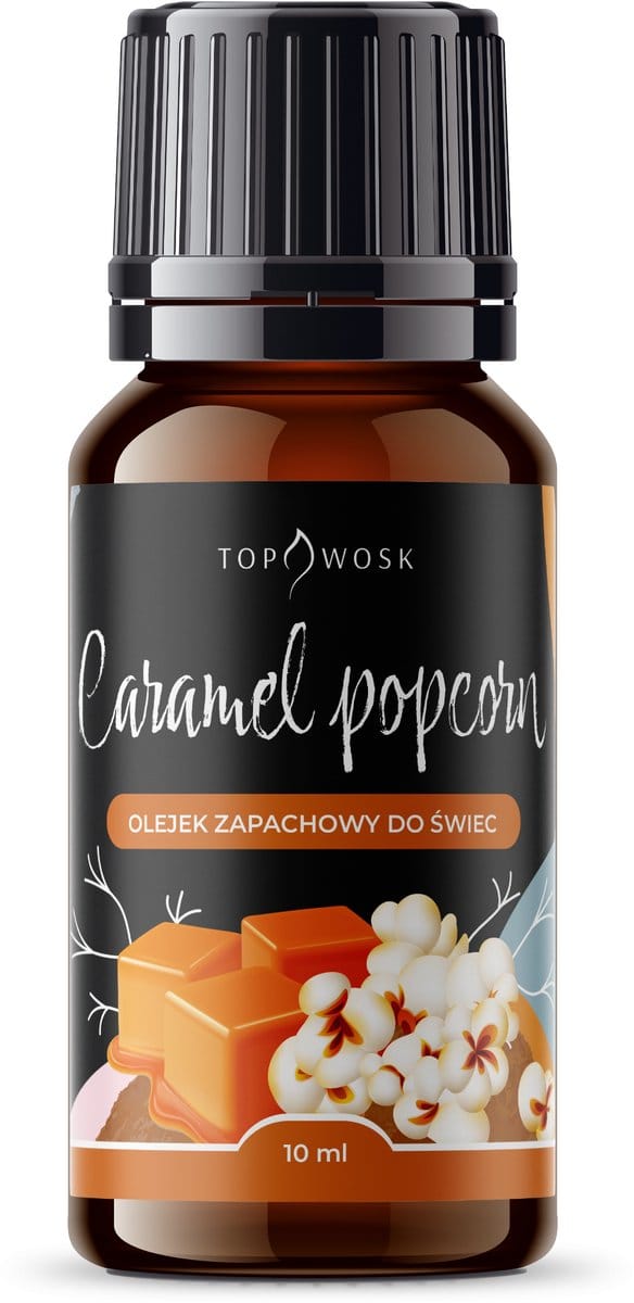 TopWosk - Geurolie - Caramel Popcorn - 10 ml - Zoet Aroma