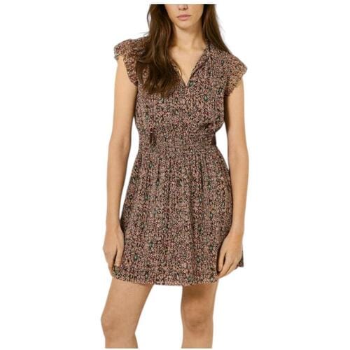Pepe Jeans Doty Mouwloze Korte Jurk Bruin S Vrouw