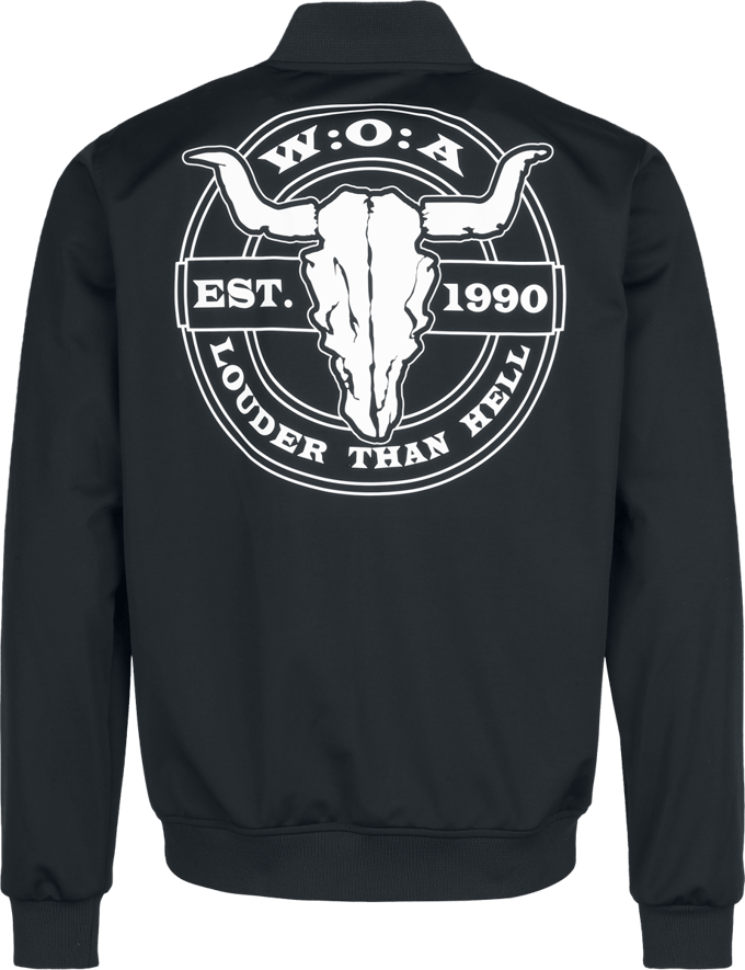 Wacken Open Air Trainingsjas - Soccer Trackjacket - S tot 5XL - voor Mannen - zwart