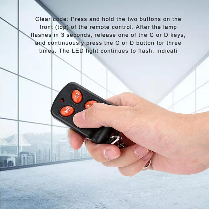 315M 433M 4-knops Draadloze Kloon Afstandsbediening Kopie Duplicator Kopieerzender Oranje black