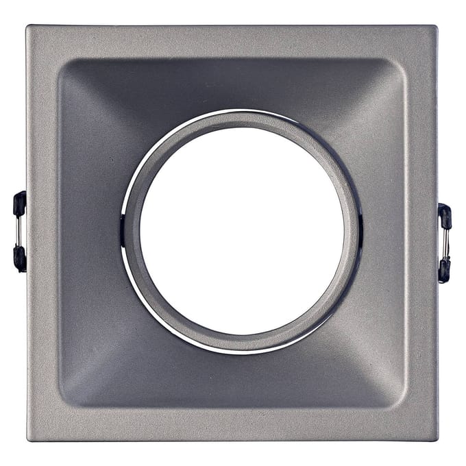Mantra Iluminación Comfort inbouwlamp, hoekig, aluminium