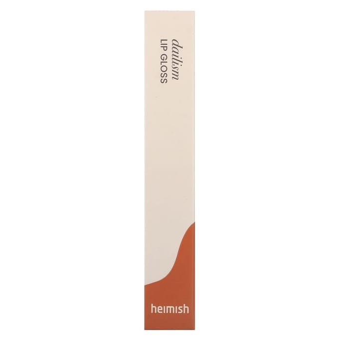 Heimish, Dailism, lip gloss, tangerine coral, 1 lip gloss beige