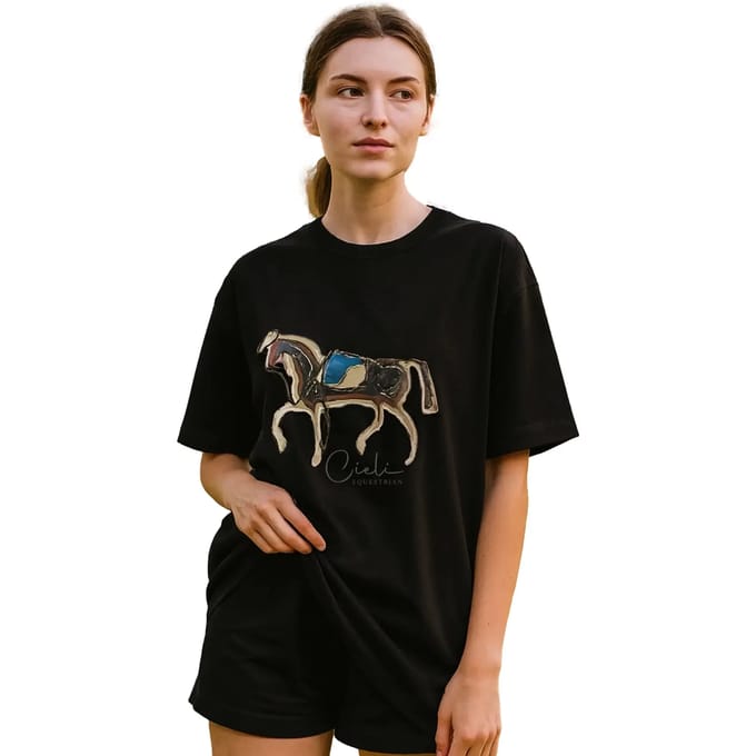 T-shirt dames Cieli Equestrian The Iyanda Full Horse