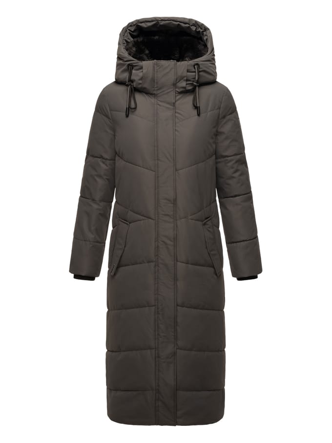 Navahoo dames gewatteerde winterjas Hingucker – Extra Lang & Warm
