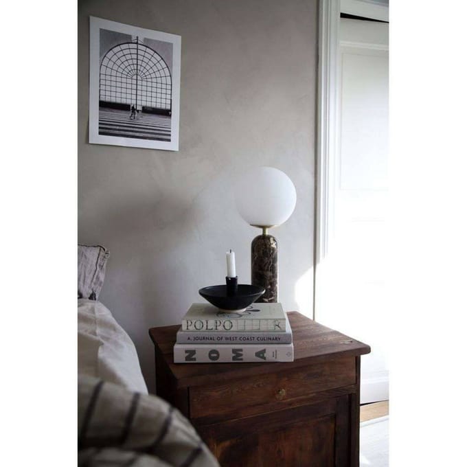 Globen Lighting tafellamp Torrano, bruin, hoogte 53 cm