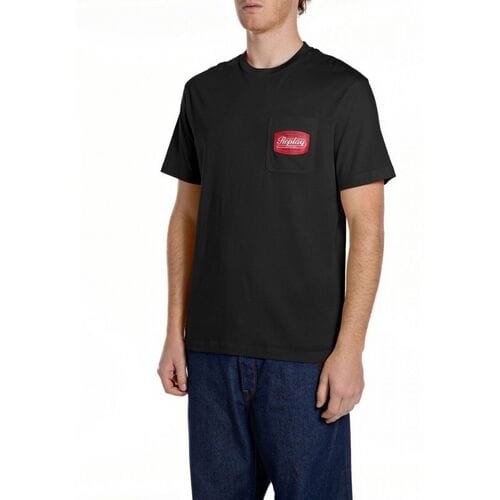 T-shirt Replay M3351.2660-098 BLACK
