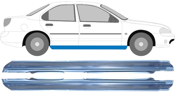 Volledige dorpel voor Ford Mondeo 1993-2000 / Links + Rechts / Set