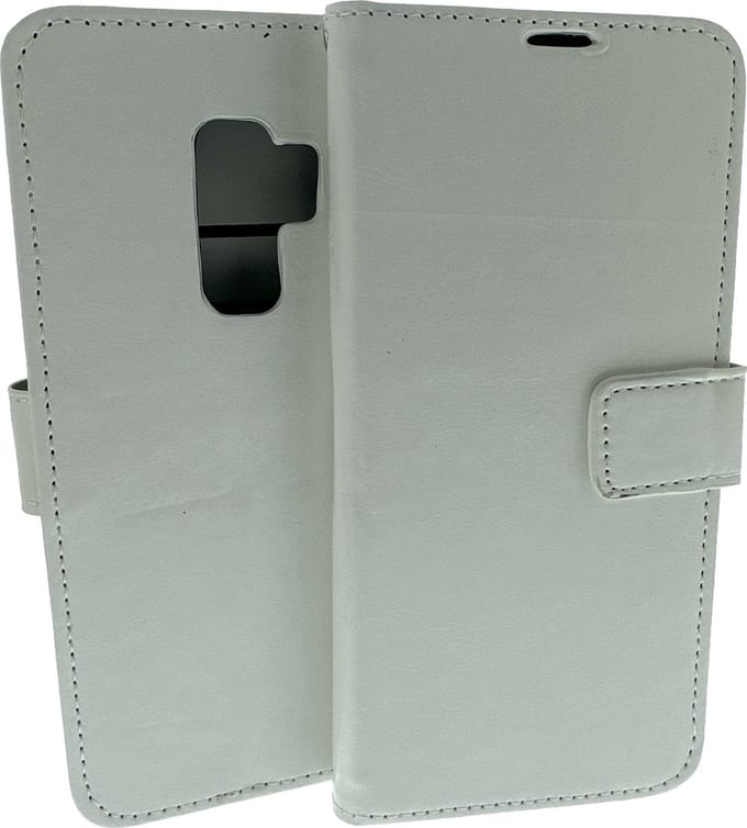 Portemonnee Book Case Hoesje Geschikt voor: Samsung Galaxy S9 Plus - Wit