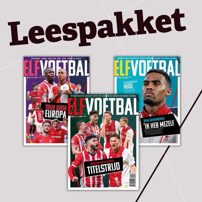 ELF Voetbal Leespakket - 3 reguliere edities - Voetbal - Tijdschrift - Pakket