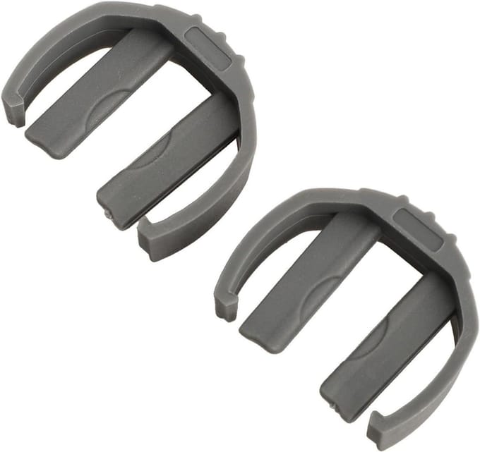 Hogedrukreiniger Clips - Was Accessoires - Auto Reinigen - Efficiënte Waterstroom - 2 Stuks - Grijs