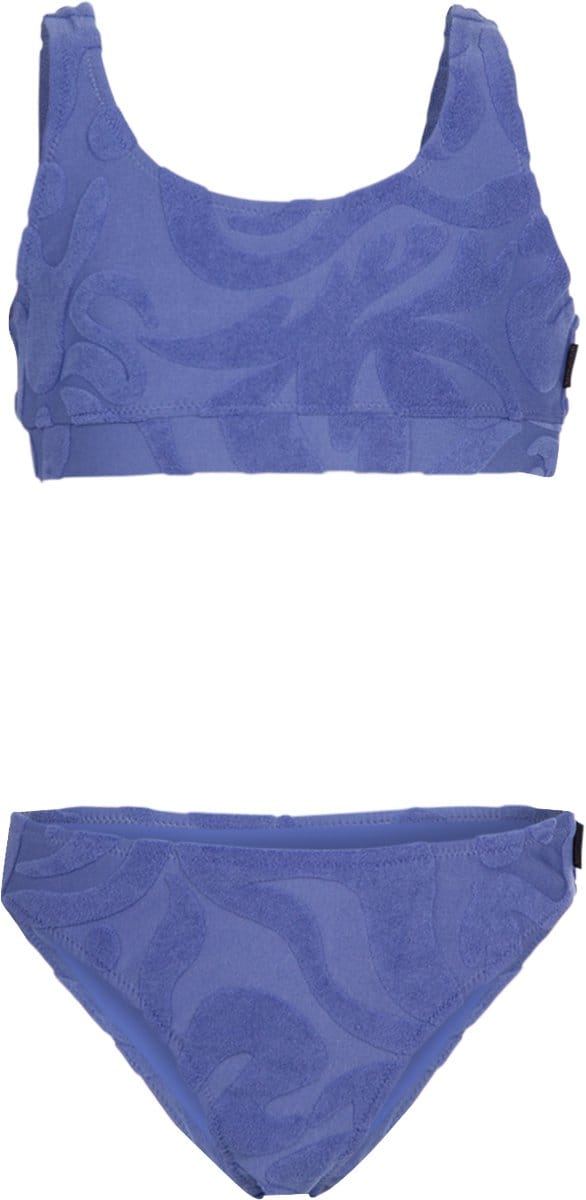 Brunotti - Myla-Jacquard - Bikini Set Marlin Blue - Sportieve Bikini Set Meisjes - 128