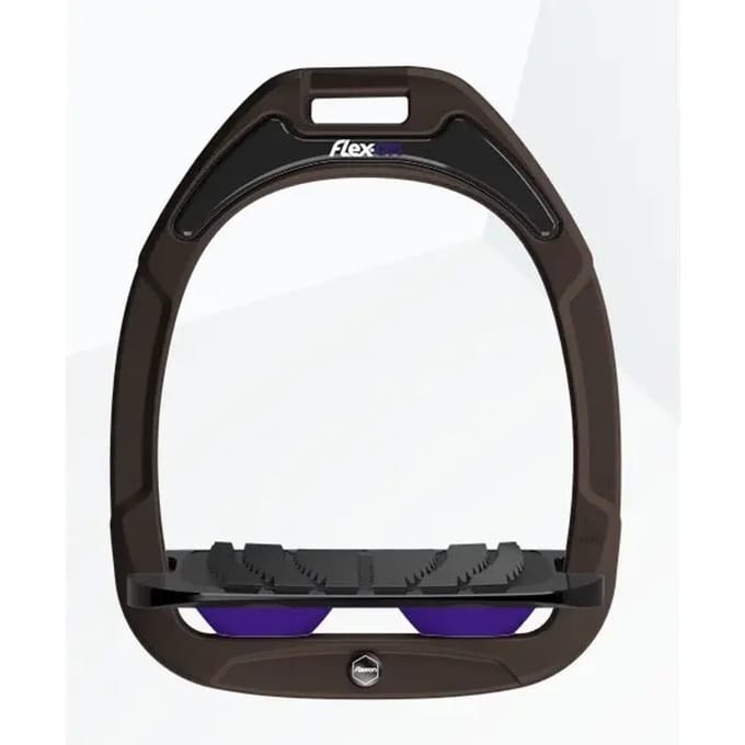 Ingelaste Grip Bruin/Zwart/Paarse Flex-On Green Composite