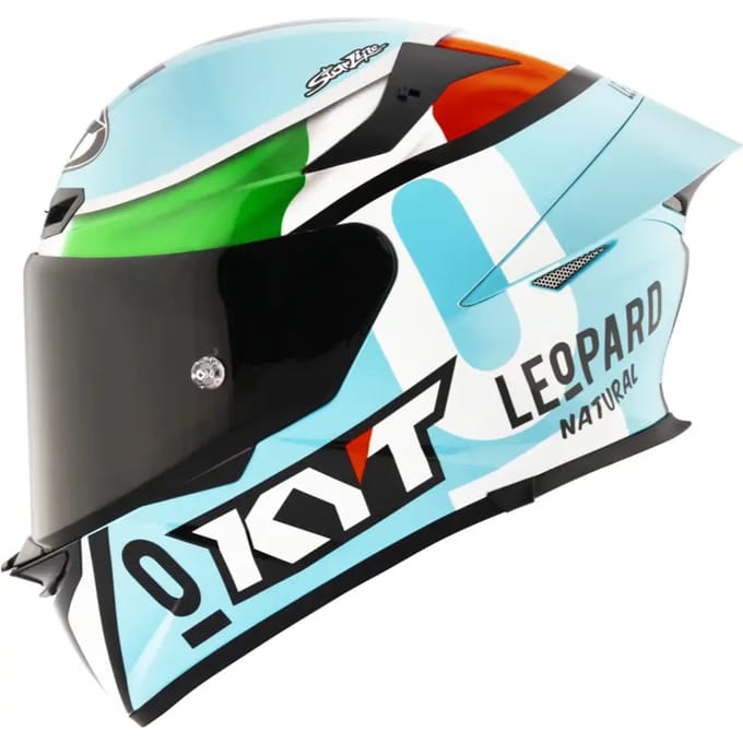 Volle motorhelm Kyt TT-Revo Leopard Replica