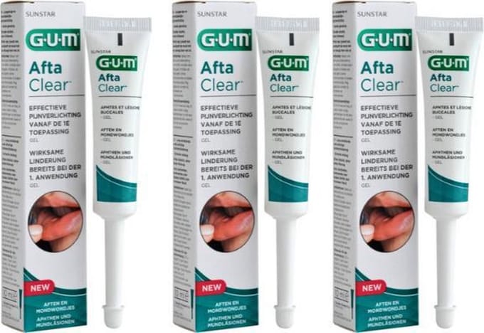 GUM Aftaclear Gel - 3 stuks - Voordeelverpakking