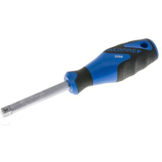 1/4" (6,3 mm) Gedore Vierkante Handgreep Met Kogelvergrendeling