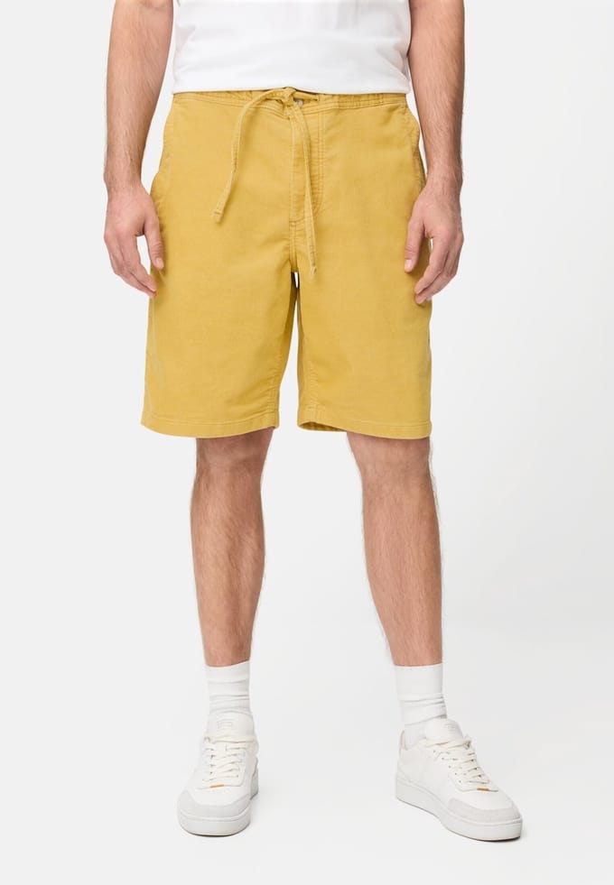 camel active BermudashortsCorduroy bermuda short in relaxed fit - Maat - Zonnegeelmenswear-L