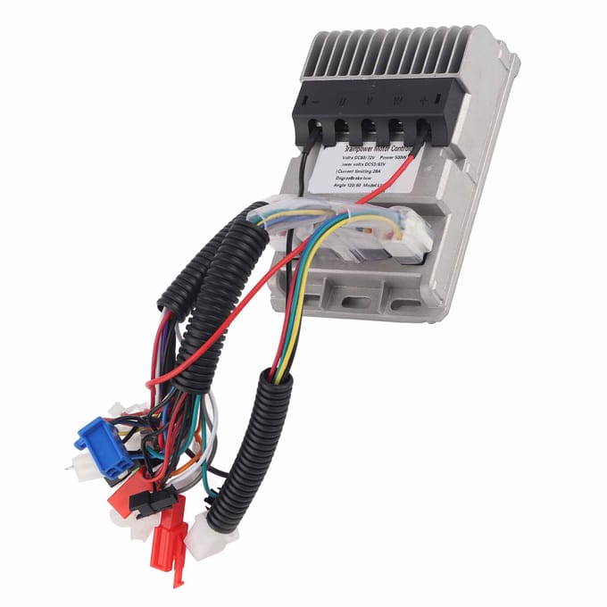 60V72V Universeel 500W Gietaluminium Behuizing Alarm Cruising Scooter Borstelloze Controller Elektrisch gray